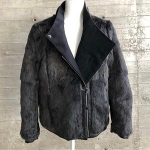 NWOT HELMUT LANG REVERSIBLE FUR COAT - Size S